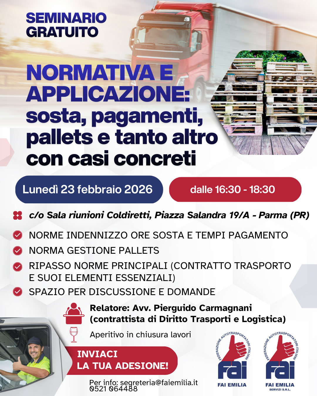 Seminario 23 febbraio 2026 FAI Emilia Locandina
